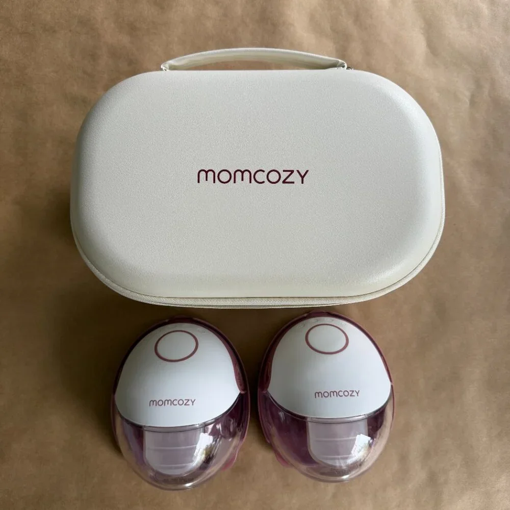 Momcozy M6 Breast Pump Breast Pump Hands Free Mobile Style Wearable NEW BAG CASE - Picture 2 of 8